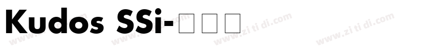Kudos SSi字体转换